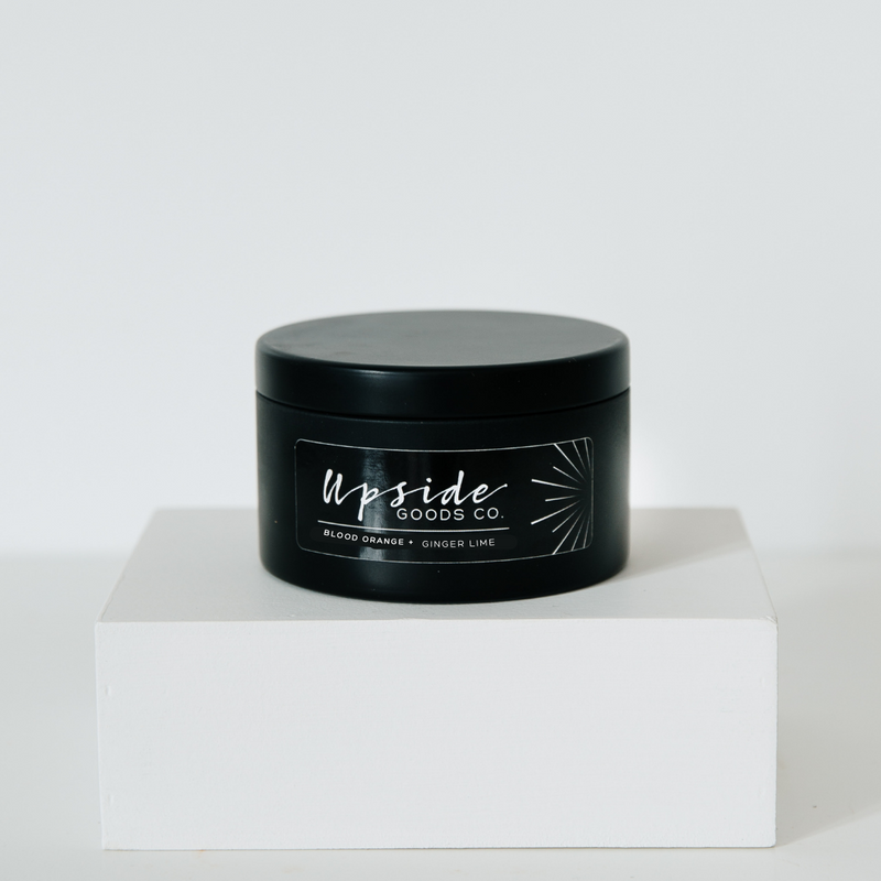 Upside Goods Co. Blood Orange + Ginger Lime Candle Tin