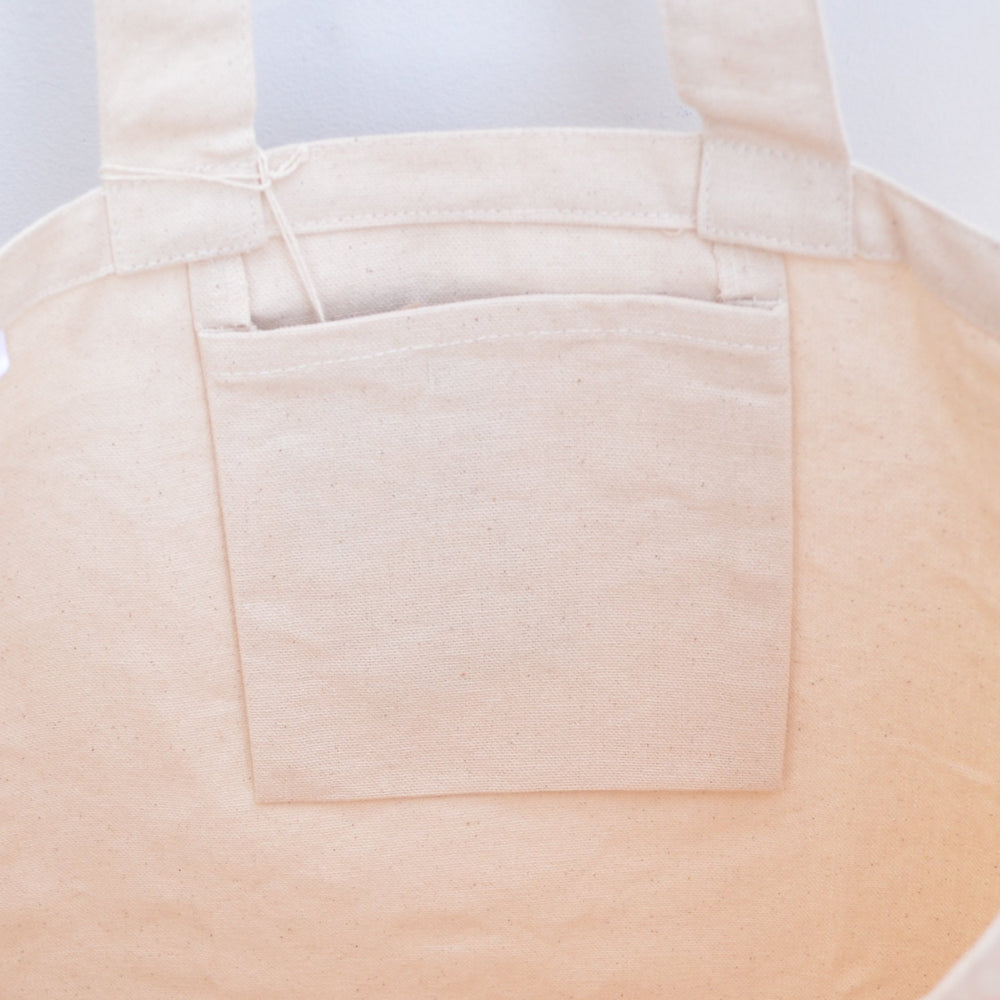 canvas plain tote bag