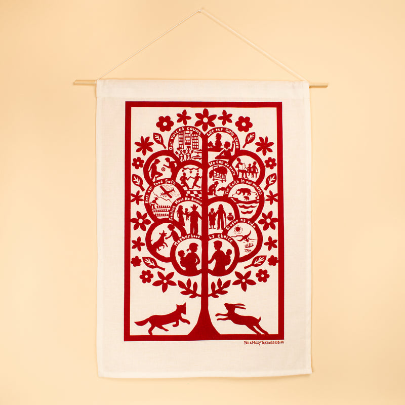 Wall Hanging: Global Tree