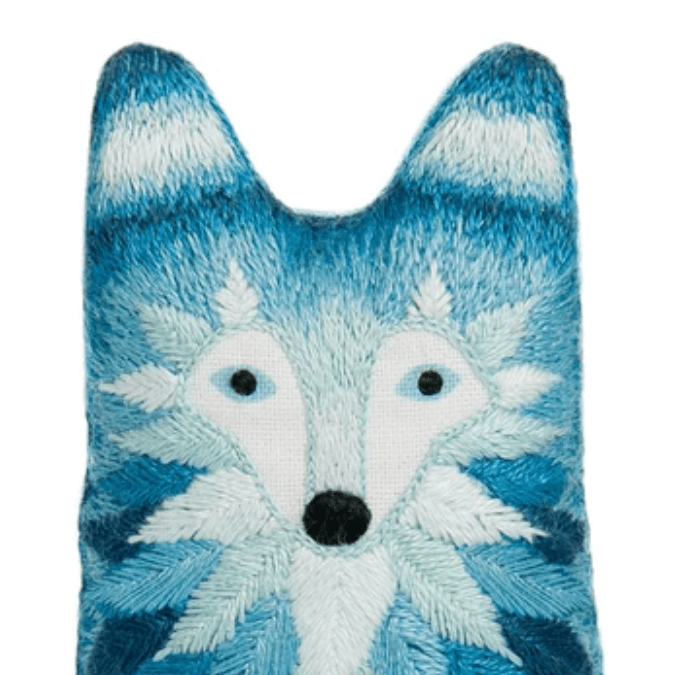 Kiriki Press Embroidery Wolf Kit