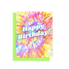 Happy Birthday Tie Dye Card from Next Chapter Studio.