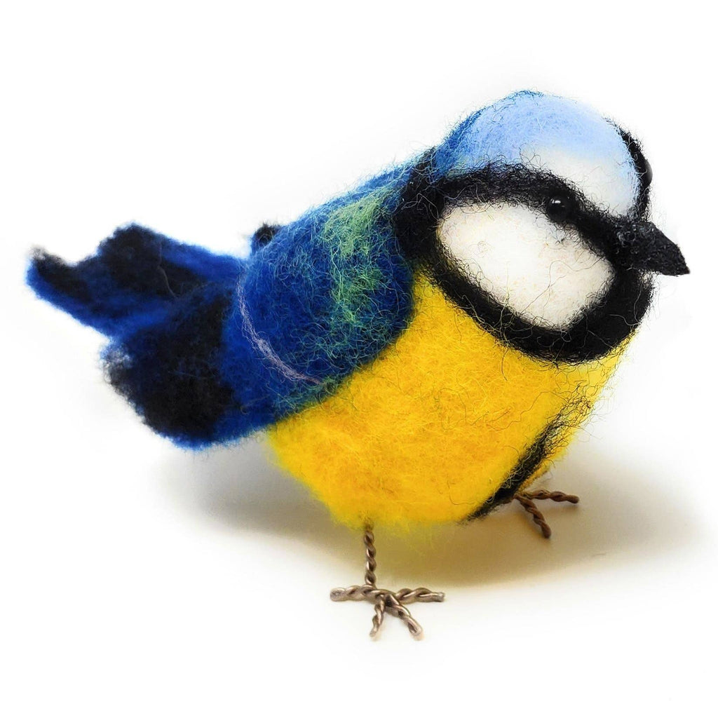 The Crafty Kit Co. Blue tit felt.