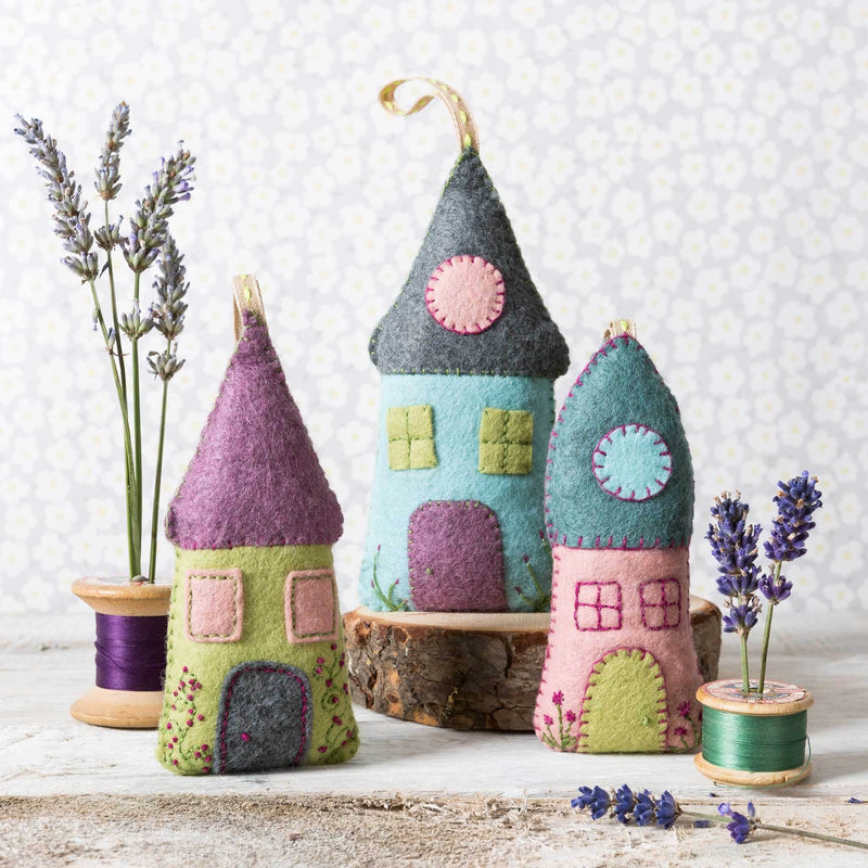 Corinne Lapierre lavender house felting kit.