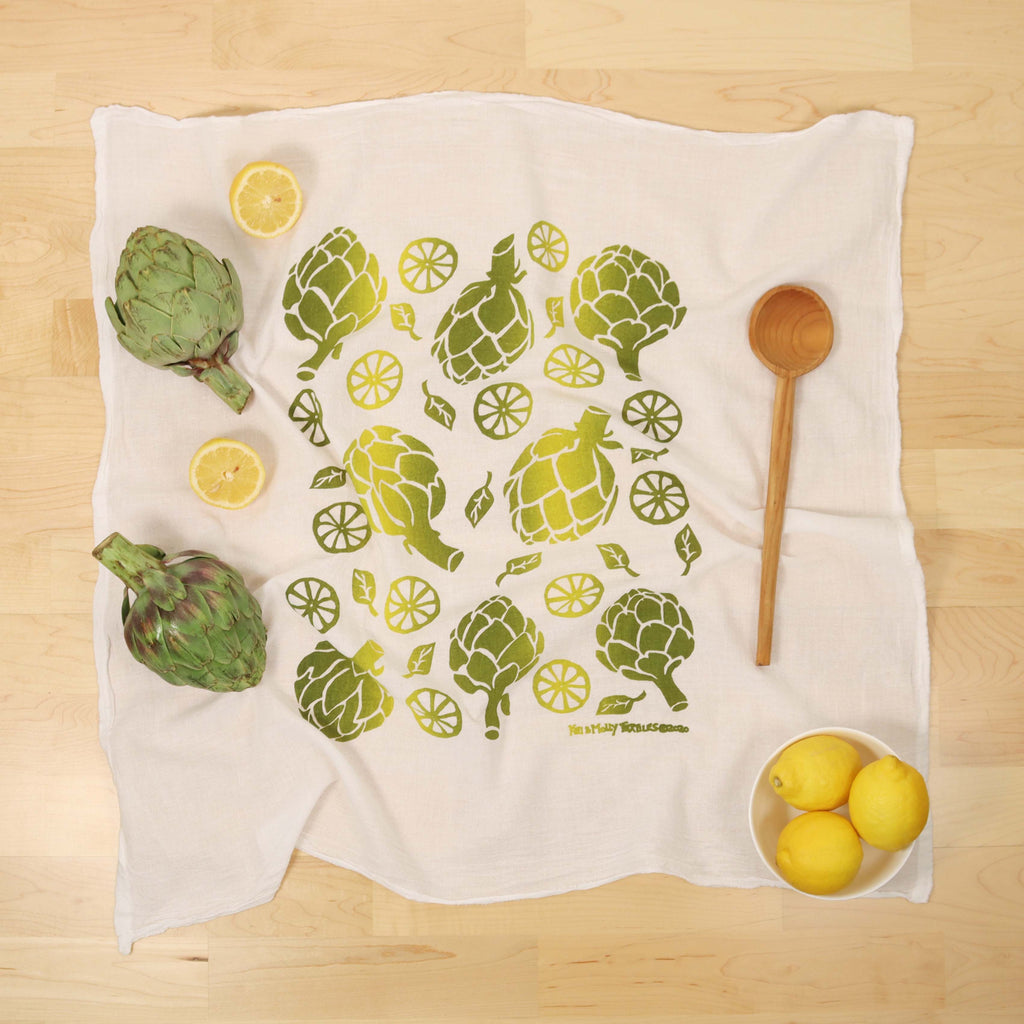 Kei & Molly Flour Sack Dish Towel: Chile Roaster – Kei & Molly Textiles, LLC