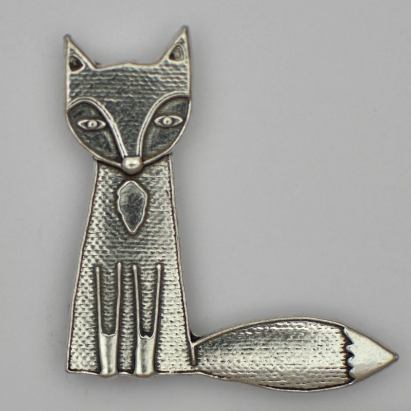 Roos Foos pewter magnets: Ferdinand the fox