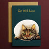 Some Ink Nice get well soon cat card.