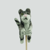 Grey Cat Finger Puppet