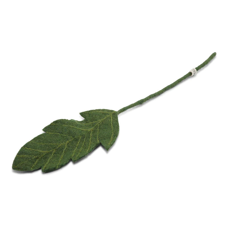 Green Big Felt Leaf