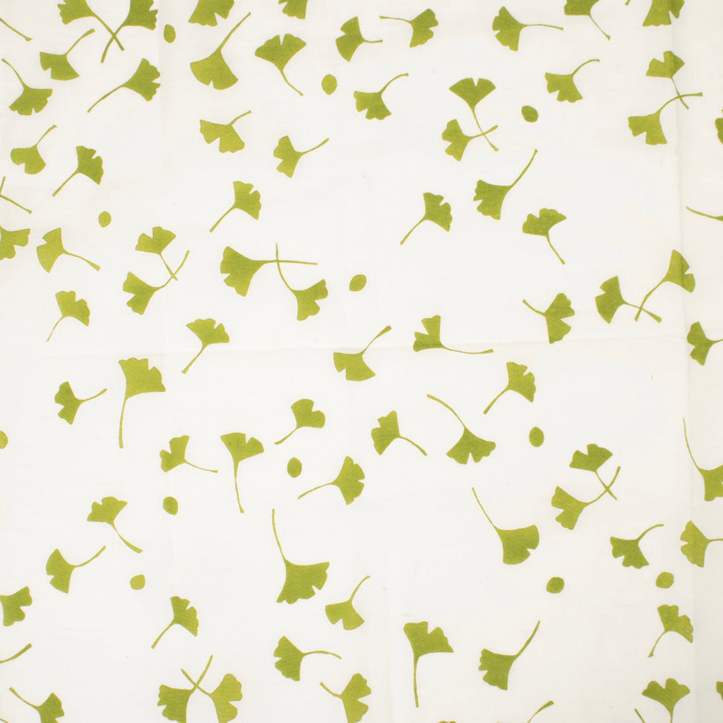 Scarf: Ginkgo One Tone Green