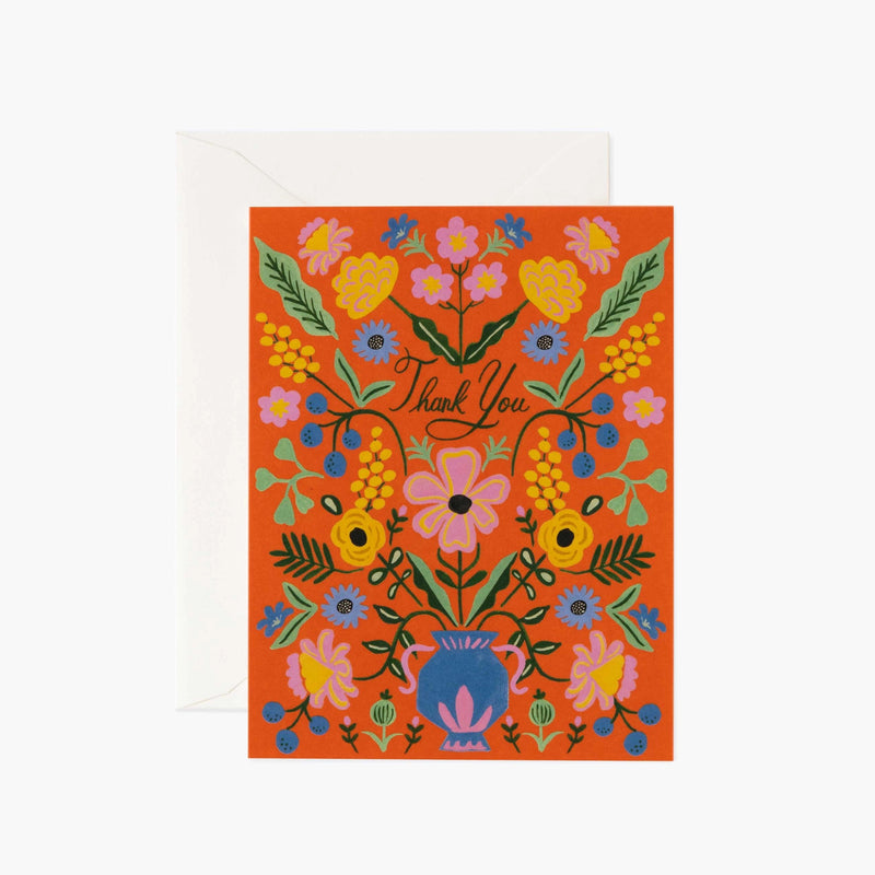 Rifle Paper Co. Gabriella Thank You Card.