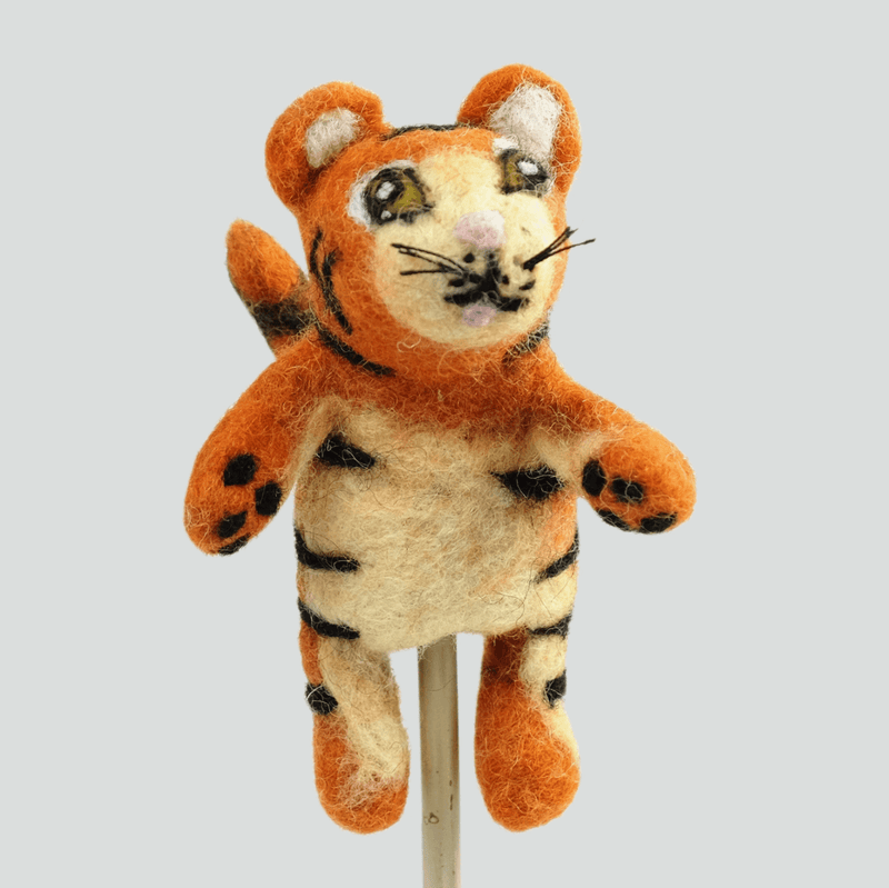 Tiger Finger Puppet